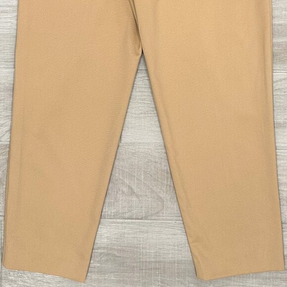 Reiss Camber Pleat Front Tapered Ankle Trousers Pants in Tan Women's Size 6 - Picture 10 of 16
